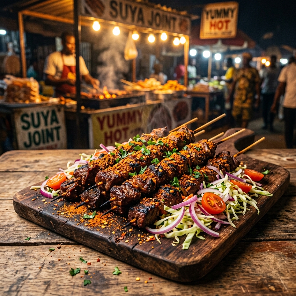 Spicy Suya platter