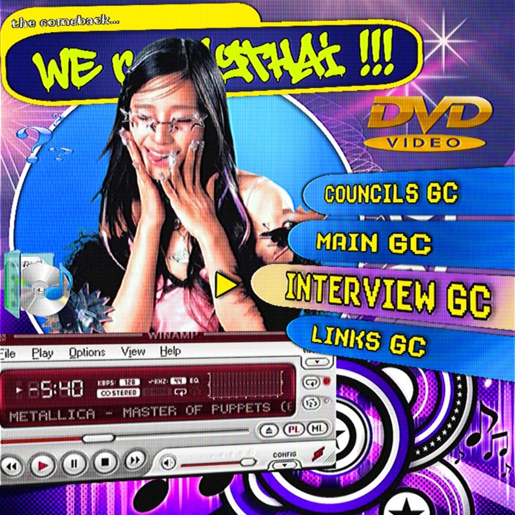 Winamp y2k design Jollof & Jams